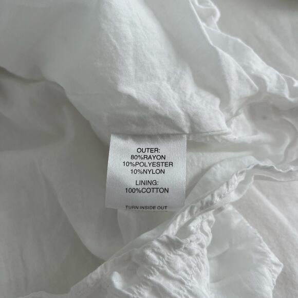 Sabo Skirt White Cut Out Mini Long Sleeve Seven Dress, Size XS - Picture 11 of 13